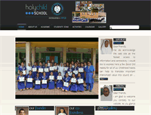 Tablet Screenshot of holychildguwahati.org